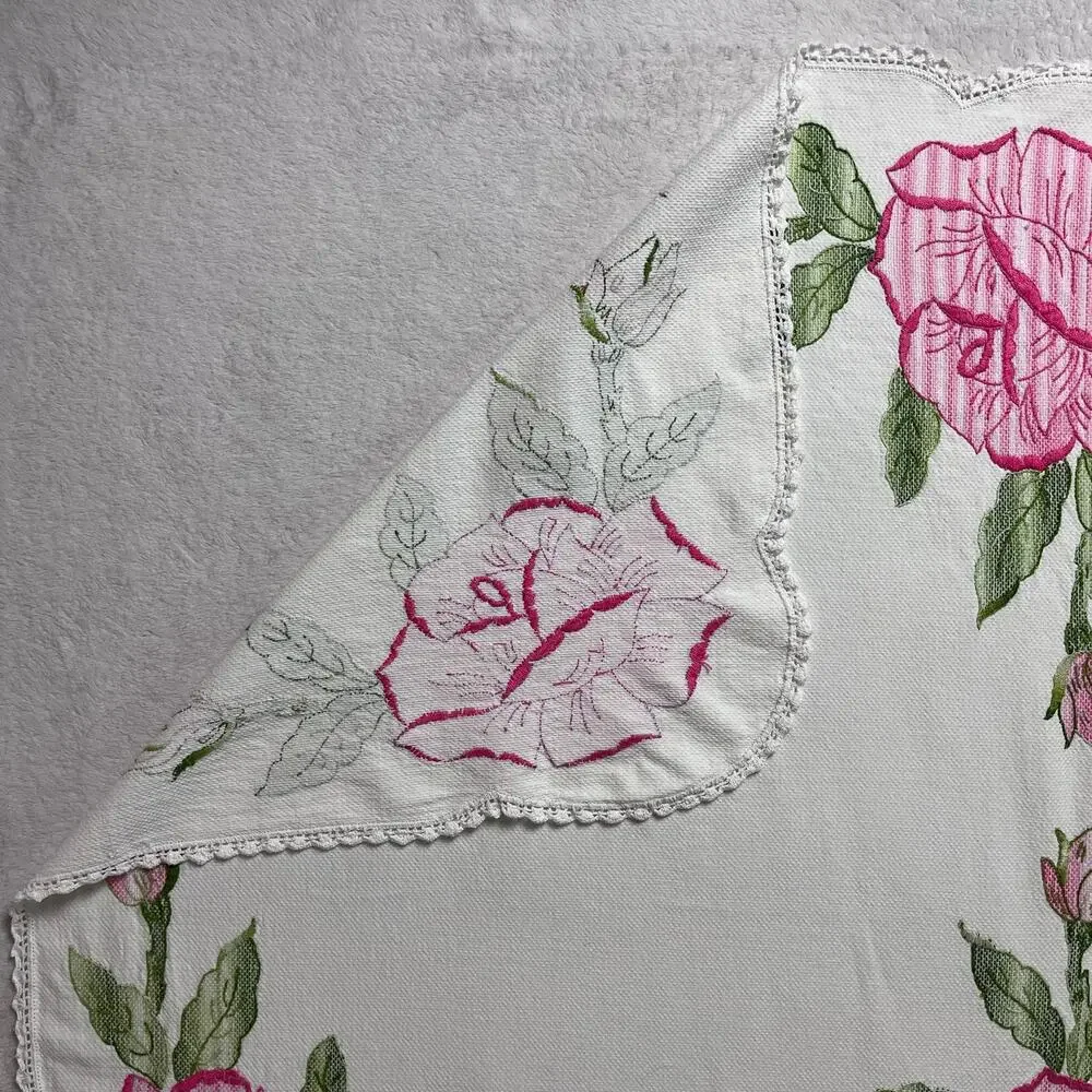 Handcrafted vintage embroidered